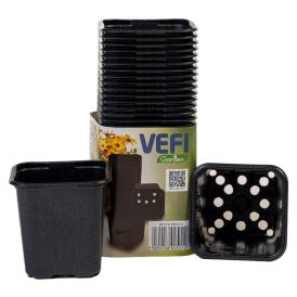 Istutuspott Vefi 8 x 8x x8 cm, 24 tk/pk