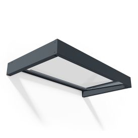 Varikatus Canopia Sofia läbipaistev/tumehall 0,9 x 1,5 m