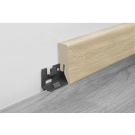 Põrandaliist Logoclic Vinto Sundance Oak 18 x 50 x 2600 mm