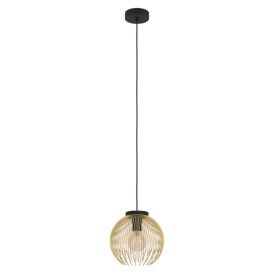 Rippvalgusti Eglo Venezuela Ø23,5 cm kuld/must