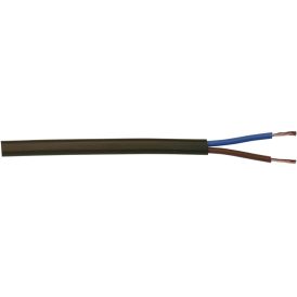 Juhe PVC Kabelexpress H03VVH2-F2x0,75 mm² pruun 5 m