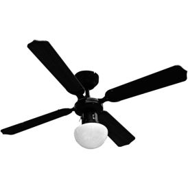 Valgusti ventilaatoriga Proklima Bungonia must