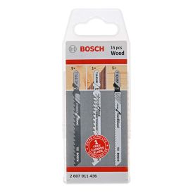 Tikksaeterade komplekt Bosch Wood 15 tk