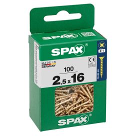 Peitpeakruvi Spax 2,5 x 16 mm