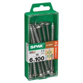 Puidukruvi Spax HI.FORCE TRX WIROX 6 x 100 mm 10 tk