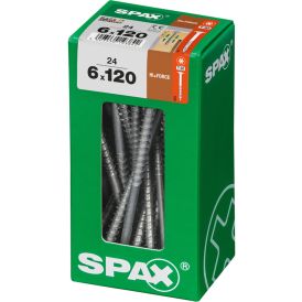 Puidukruvi Spax HI.FORCE TRX WIROX 6 x 120 mm 24 tk