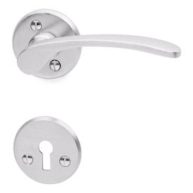 Siseukse link Habo A9639 harjatud kroom