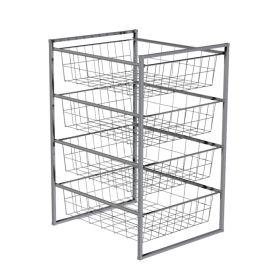 Korvriiul Regalux 435 x 500 x 720 mm hõbehall