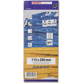 Lihvpaberid Craftomat 280 x 115 mm 25 tk