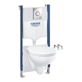 Seinapealne WC komplekt Grohe Solido 5-In-1
