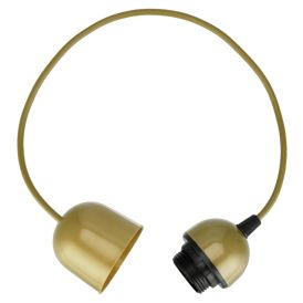 Valgustite riputusjuhe REV Ritter E27 kuldne 70 cm