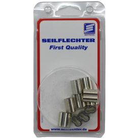 Presshülss Seilflechter tsingitud vask 4,0-4,5 mm 10 tk