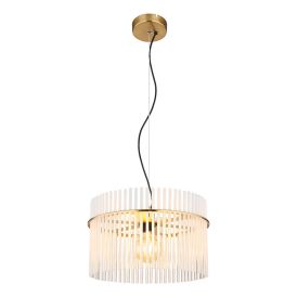 Rippvalgusti Globo Gorley Ø40cm kuldne