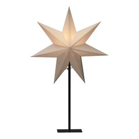 Paberist jõulutäht jalaga Konstsmide Greige 65 cm