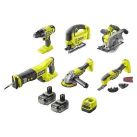 Akutööriistade komplekt Ryobi ONE+ R18CK6-240G