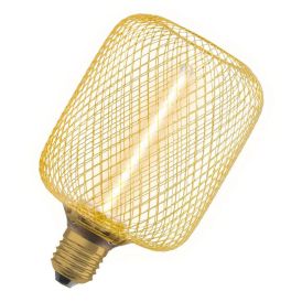 LED-lamp Osram Decor Straw Square 100 E27 150 lm 1800 K, kuldne