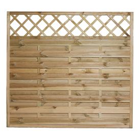 Aiaelement Nordic Fence Solid iluvõrega 180 x 165 cm