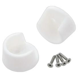 Riidepuutoru tugi Stabilit valge 18 mm 2 tk