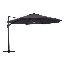 Päikesevari 350 cm LED .-valgustus, hall