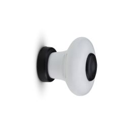 Mööblinupp Habo Erik valge/must 37 mm
