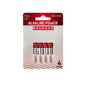 Leelispatarei  BAUHAUS Micro LR03 AAA 4TK