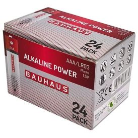 Leelispatarei  BAUHAUS Micro LR03 AAA 24TK
