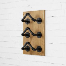 Pudeliriiuli komplekt Walteco Rusticline Tube must