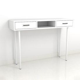 Mööblijalg REI  teras valge Ø30 × 700 mm