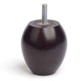 Mööblijalg REI ovaalne tume puit 70 mm