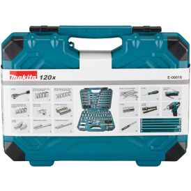 Tööriistakomplekt Makita E-06616 120-osaline