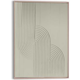Sisustuspilt Reinders Craft Art Wood Knot 3D sage green 50 x 70 cm