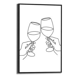 Sisustuspilt Reinders Slim Frame Wine Lines 20 x 30 cm
