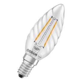LED-lamp Osram Superstar Classic BW 25 Hõõgniit DIM 1.8W Läbipaistev E14