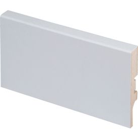 Põrandaliist 12 x 70 x 2750 mm valge MDF