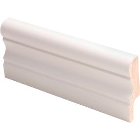 Põrandaliist Maler Aura  16 x 56 x 2700 mm Mänd Valge sõrmjätkatud
