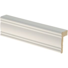 Välisnurgaliist MDF valge 21 x 42/13 x 2200 mm