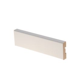 Uksepiirdeliist MDF valge poolläikiv, 12 x 42 x 2200 mm