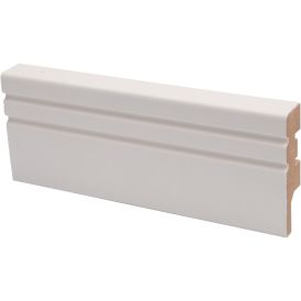 Põrandaliist MDF valge 15 x 58 x 2750 mm