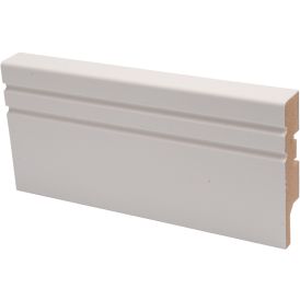 Põrandaliist MDF valge 15 x 70 x 2750 mm