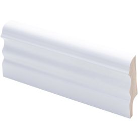 Põrandaliist mänd valge 15 x 56 x 2700 mm