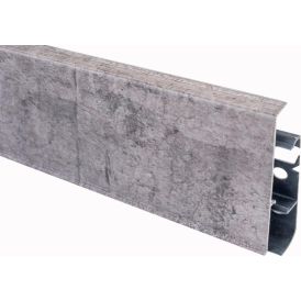 Põrandaliist PVC hall tamm 22 x 75 x 2500 mm