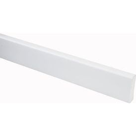 Katteliist PVC valge 10 x 32 x 2200 mm