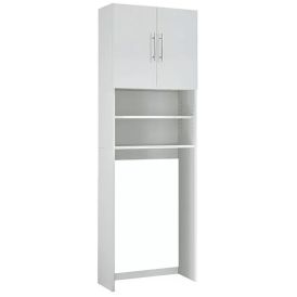 Pesumasina kapp valge 64 x 25 x 190 cm