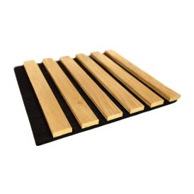 Akustiline paneel Maler Louvre Acoustic Tunne tamm/must 19 x 300 x 2800 mm