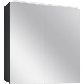 LED-peegelkapp Camargue Aluminio Black