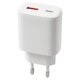 Laadija Bauhaus USB-A/USB-C 45 W valge 43,7 x 82,3 x 26,9 mm