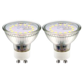 LED-lambid Voltolux GU10, 4 W, 445 lm, külm valge - 2 tk