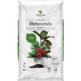 Roheliste toataimede muld Kekkilä Viherkasvimulta 10 l