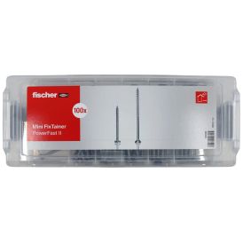 Kinnituste karp Fischer Mini Fixtainer Powerfast II tsingitud
