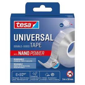 Nano Power tesa tehnoloogiaga kahepoolne universaalteip 3 m x 30 mm 
